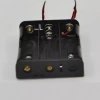 18650-3-cell battery box with black plastic shell, three cells with wires, no cover and no switch details Picture